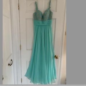 Turquoise Prom Dress - Size 4